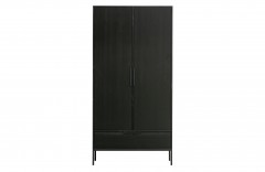 PINE BLACK 2 DOOR 1 DRAWER 